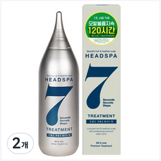 헤드스파7 더 프리미엄 일반 헤어 트리트먼트, 310ml, 2개