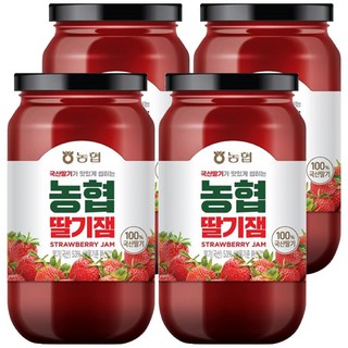 농협 딸기잼, 4개, 690g