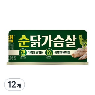 리챔 순닭가슴살 통조림, 135g, 12개