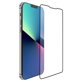 Timo 鋼化玻璃保護貼, 防爆裂 頂級材料製成, 2.5D弧邊, iPhone 12 Pro Max, 1個