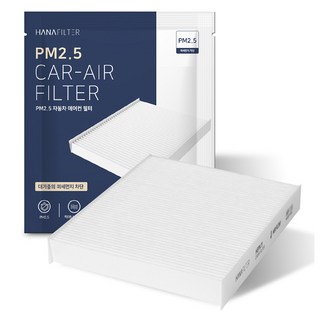 하나필터 PM 2.5 자동차 에어컨 필터, HF-37, 1개