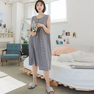 디에스도씨 여성용 냉감 민소매 잠옷 원피스 D3954