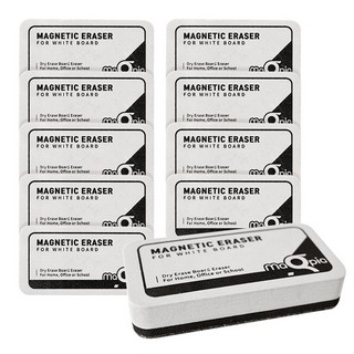 마그피아 화이트보드용 EVA 자석지우개 10p, 그레이 이케아칠판지우개