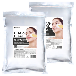 린제이 프리미엄 차콜 모델링팩 1kg, 1개입, 2개