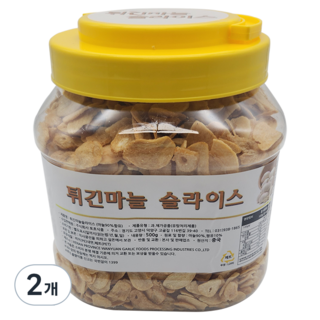 토호식품 튀긴마늘 슬라이스, 500g, 2개