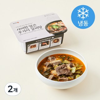 사미헌 얼큰 우거지 갈비탕 (냉동), 780g, 2개