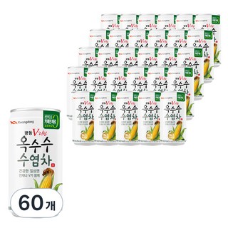 V라인얼굴 광동옥수수수염차, 180ml, 60개