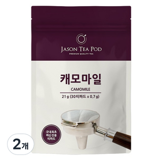 제이슨티 티파드 캐모마일, 2개, 30개입, 0.7g