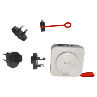 PHILIPS 飛利浦 FunCube 2.0多合一磁吸行動電源, DLP4348C-W, 白色