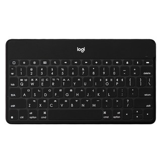 로지텍 코리아 KEYS TO GO 애플 호환 블루투스 무선 텐키리스 키보드