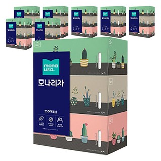 모나리자 미용티슈 2겹, 3개입, 8개