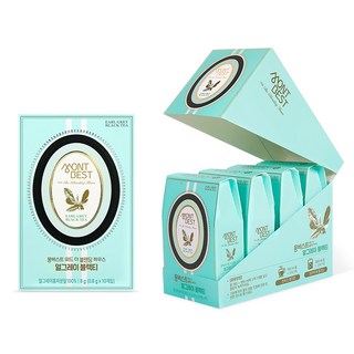 몽베스트 위드 더 블랜딩 하우스 얼그레이 블랙티, 0.8g, 10개입, 4개