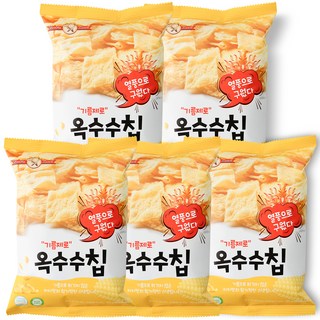 기름제로 옥수수칩 과자 60g 5개 상품 이미지