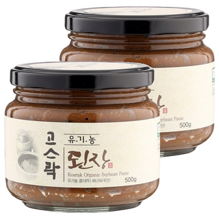 고스락 유기농 된장, 500g, 2개