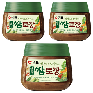 샘표 시골식 쌈토장, 450g, 3개
