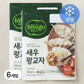 비비고 새우 왕교자 (냉동), 315g, 6개입