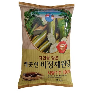 깨끗한 비정제원당 3kg 1개 상품 이미지