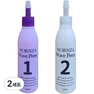노른자 웨이브펌 파마약 모든모발용 1제 150ml + 2제 150ml 세트, 2개
