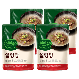비비고 설렁탕, 500g, 4개