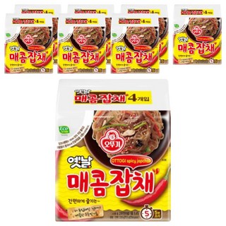 오뚜기 옛날매콤잡채 봉지 77.5g, 8개