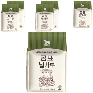 곰표 박력다목적용 밀가루 2.5kg 6개 상품 이미지