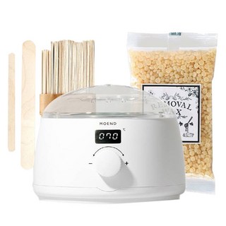 모엔드 M-100A 왁스 워머기 허니 세트 모든부위용, 200g, 1개