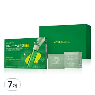 바이탈뷰티 메타그린 부스터샷 27.19g + 메타그린슬림 세트, 7회분, 7개