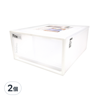 KEYWAY 聯府 雙抽屜整理箱 30L, CK-92, 2個