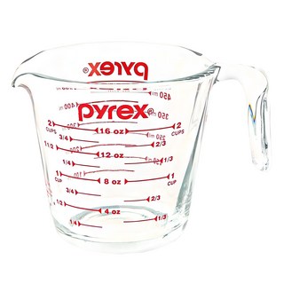 파이렉스 내열강화유리 계량컵, 투명, 500ml, 1개