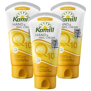 카밀 핸드 & 네일 크림 바이탈 큐텐, 75ml, 3개