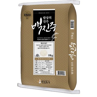 쌀집총각 2024년산 햅쌀 백진주 백미, 상, 10kg, 1개_품질 좋은 백진주쌀 10KG로 건강하고 맛있는 밥맛 더하기