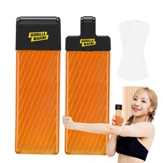 고릴라왁싱 롤온 슈가링왁싱 110g 2p + 스패출러 10p + 헤드 L + 헤드 S + 원터치캡 + 왁싱 페이퍼 20p 세트 모든부위용, 1개