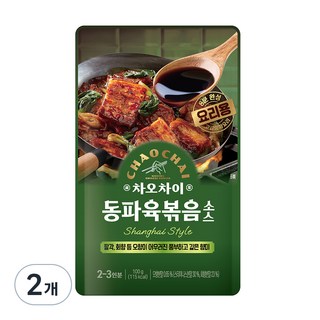차오차이 동파육볶음 소스, 100g, 2개