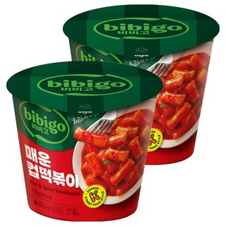 비비고 매운 컵떡볶이, 2개, 110g