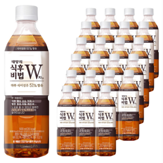 태양의 식후비법 W차, 500ml, 24개