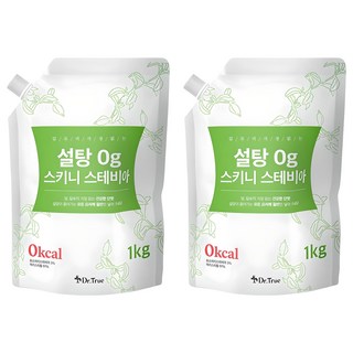 닥터트루 스키니 스테비아, 1kg, 2개