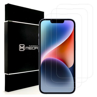 Meor納米防彈玻璃9H鋼化玻璃屏幕保護膜, 3片