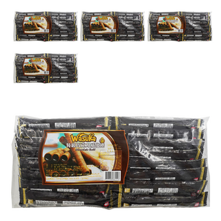 Wasuka 特級巧克力威化捲，香酥脆薄，內餡濃郁飽滿, 600g, 5袋