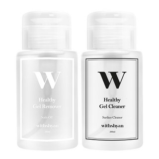 위드샨 펌프형 헬씨 젤 클리너 200ml + 젤 리무버 200ml 세트, 1개