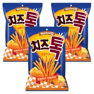 마켓오 치즈톡 달콤치즈맛, 80g, 3개