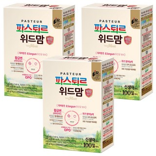 파스퇴르 유아용 위드맘 제왕 100일 스틱분유 140g, 10개, 3개