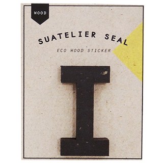 슈아뜰리에 1709 wood 55 x 70 mm 디자인 스티커 1개, I