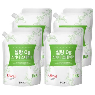 닥터트루 스키니 스테비아, 1kg, 4개