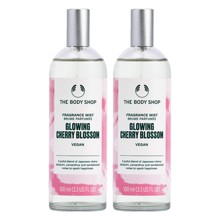 더바디샵 후레그런스 글로잉 바디미스트 체리블라썸, 100ml, 2개