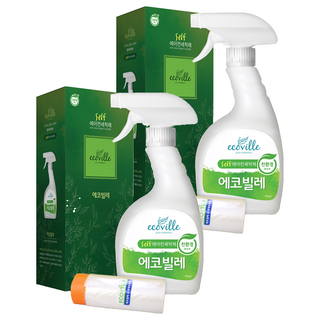 에코빌레 셀프 에어컨 세척제, 500ml, 2개