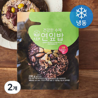 소소담 건강한 수제연잎밥 (냉동), 230g, 2개