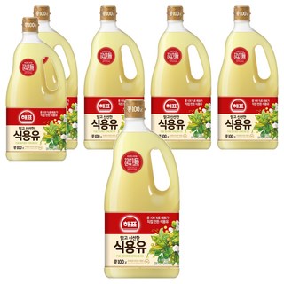 해표 식용유, 1.8L, 6개