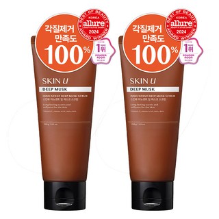 스킨유 이노센트 각질 아크네 케어 바디스크럽 딥머스크, 200g, 2개