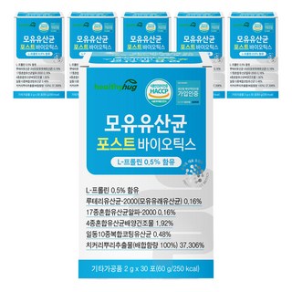 헬씨허그 모유유산균 포스트바이오틱스 30p, 60g, 6개