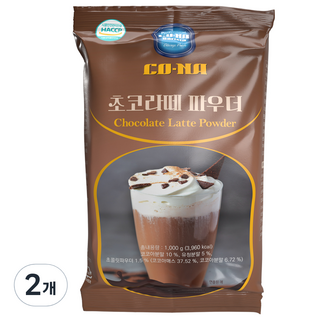 CONA 초코라떼 파우더 분말 1kg 1개입 2개 상품 이미지